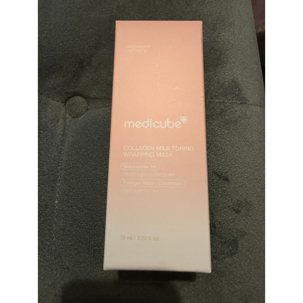 Medicube Collagen Milk Toning Wrapping Mask 75ml Niacinamide 5% K-Beauty New